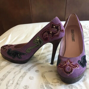 Colin Stuart‎ Embroidered Patches Pumps
